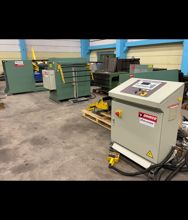 Dimeco 2381 GFPS & 1675/11 GVV Decoiler & Straightener-10