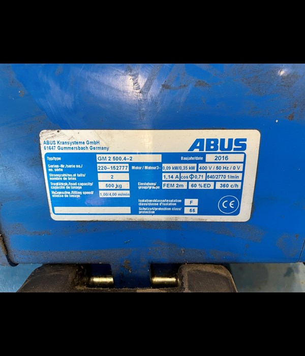 Abus 500 GM 2 500.4-2 med banor & stolpar-5