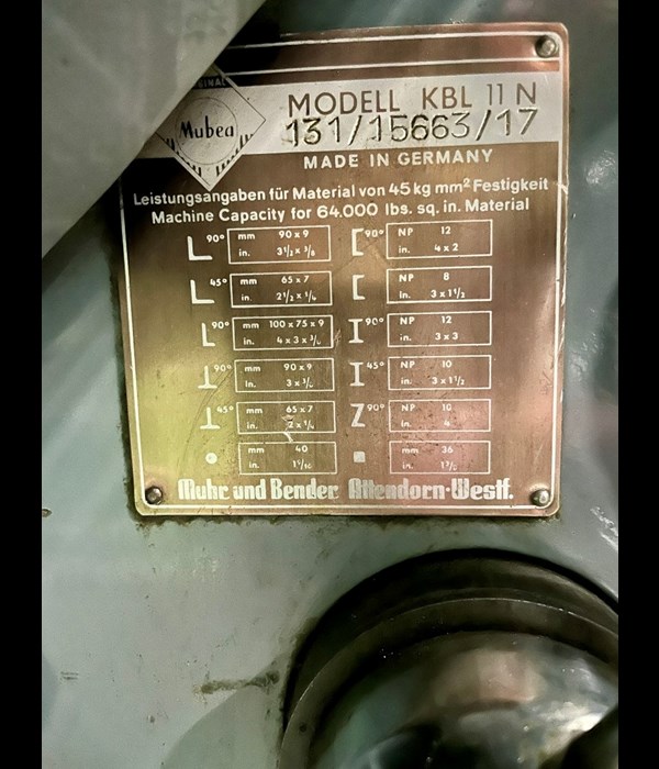 Mubea KBL 11 N-6