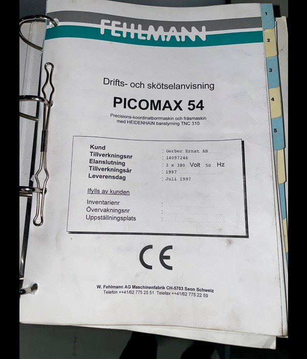 Fehlmann Picomax 54 CNC-7