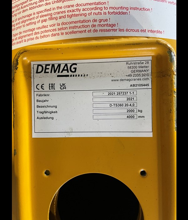 Demag 2ton 4m -4